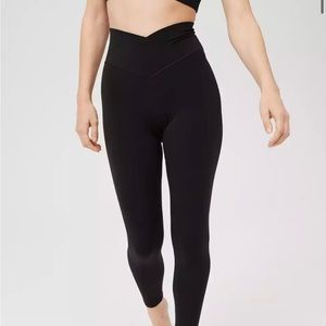Black Aerie Crossover Legging XS